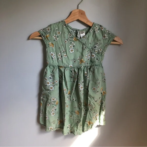 slim fit dress slacks Green Ruffle Twirl Dress for Girls & Toddlers main image 0